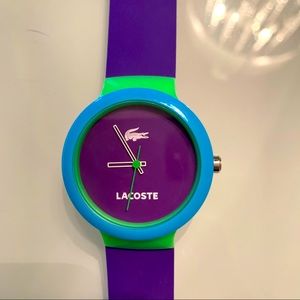 LACOSTE Neon Purple Watch